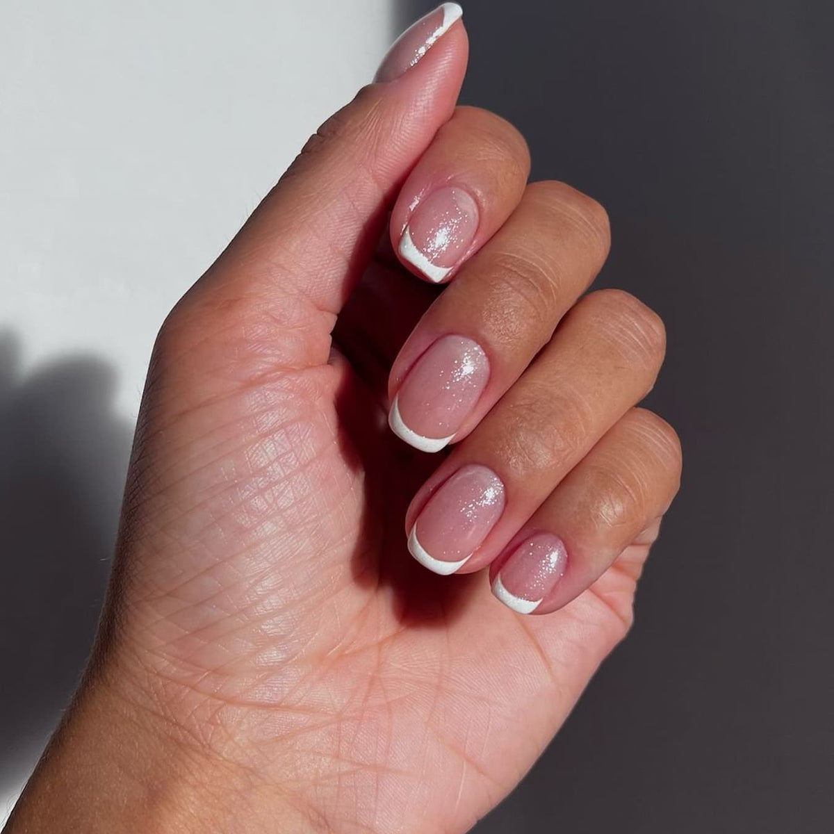 Minimal White Nails for Summer Style