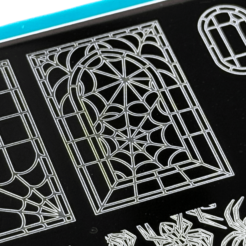 Haunted Reflections: Hallowed Glass (MXM159) - Nail Stamping Plate