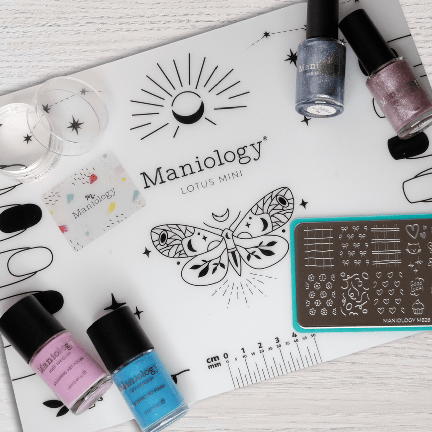 2pc Silicone Nail Art Work Station - Lotus Mini and Lotus Go