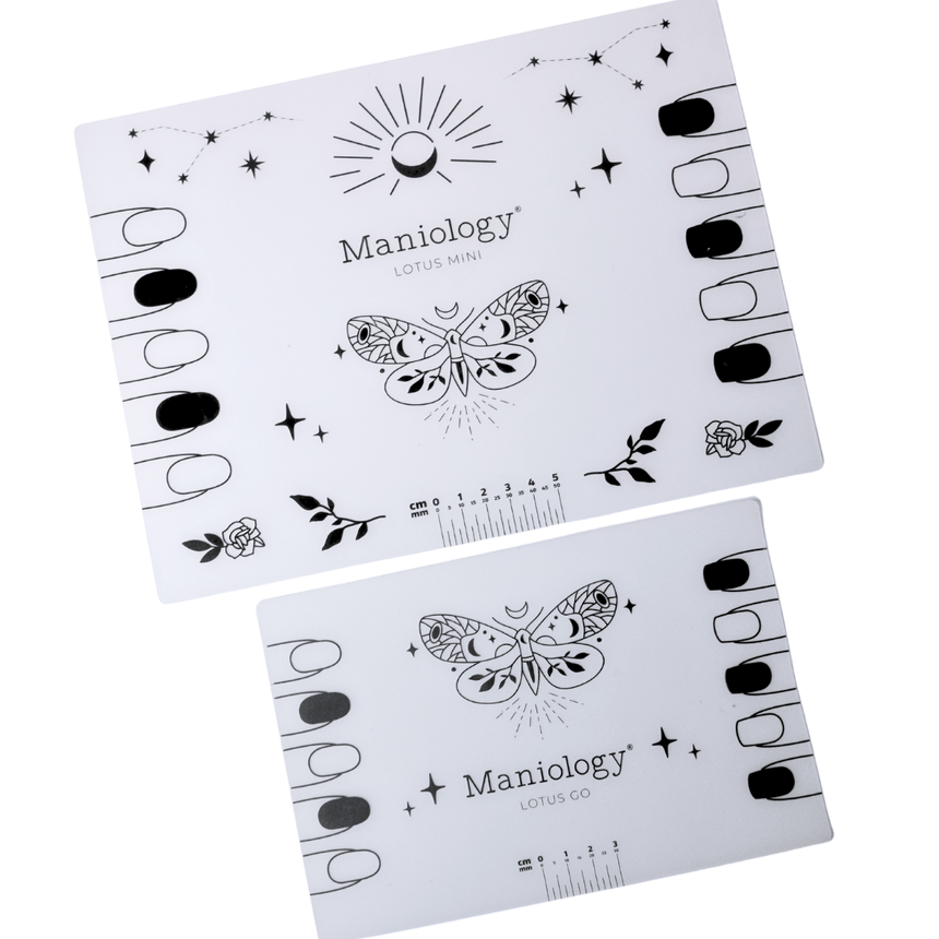 2pc Silicone Nail Art Work Station - Lotus Mini and Lotus Go