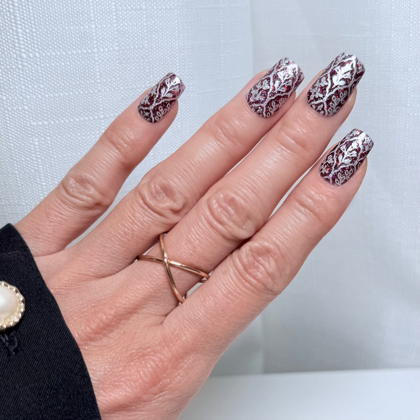 300pcs Full Cover Nail Tips for Extension in 15 Sizes - Short Square