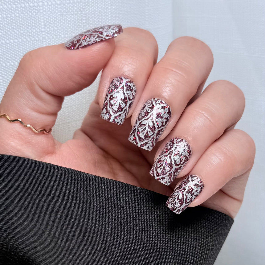 300pcs Full Cover Nail Tips for Extension in 15 Sizes - Short Square