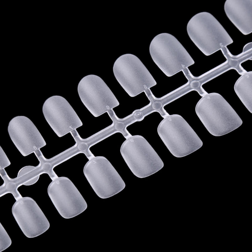 300pcs Full Cover Nail Tips for Extension in 15 Sizes - XS Square