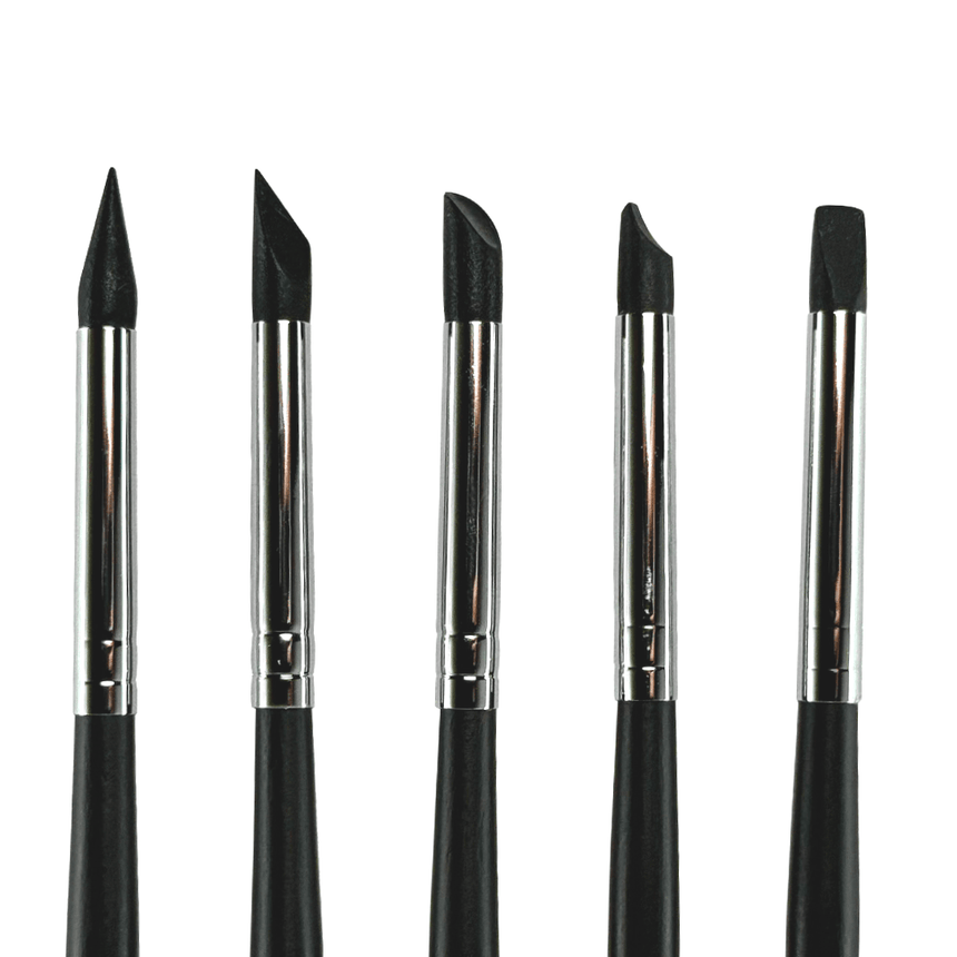 5pc Silicone Nail Art Tools