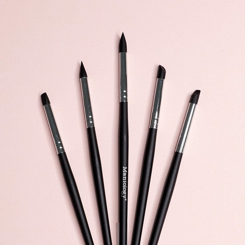 5pc Silicone Nail Art Tools