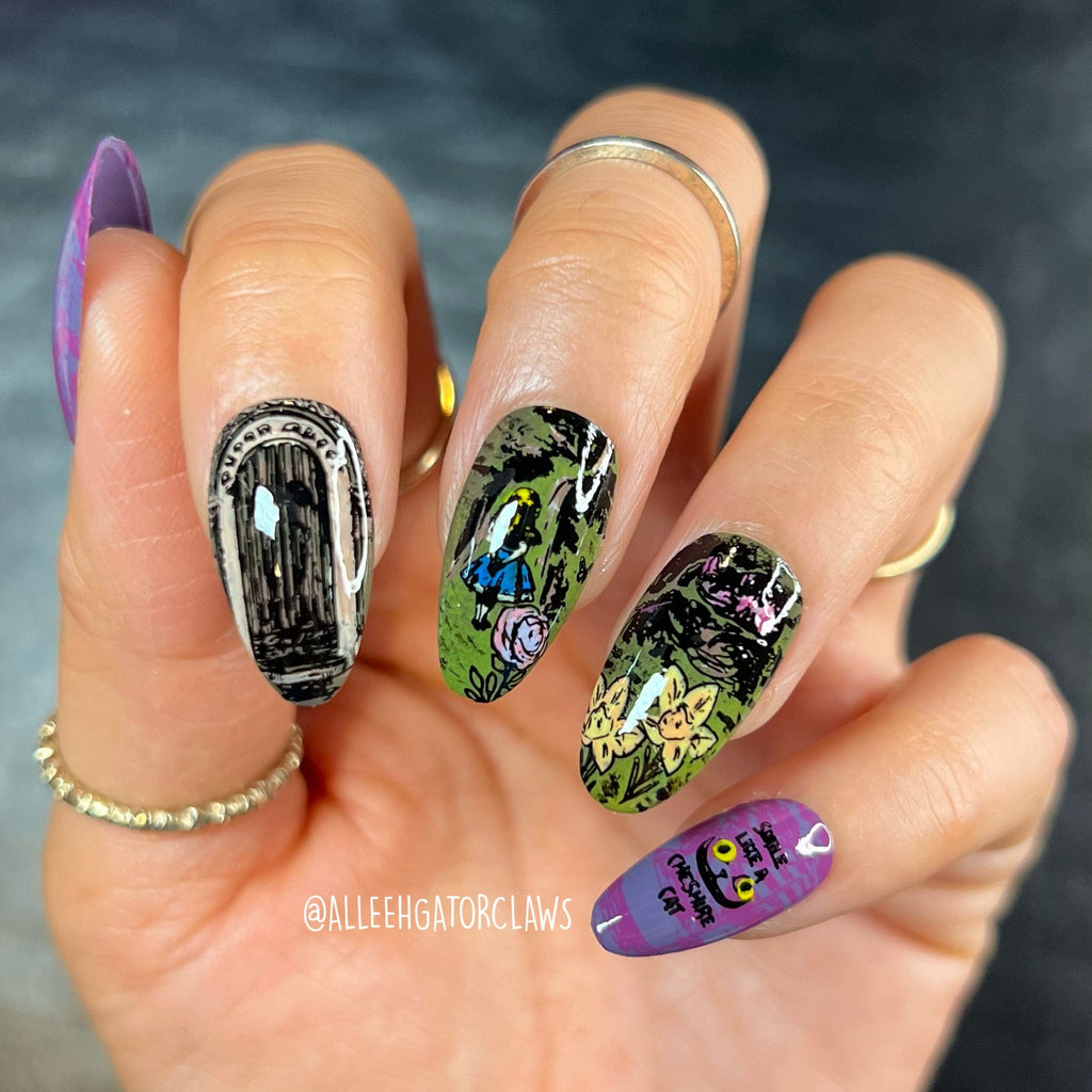 Maniology Stranger than Wonderland: Curiouser & Curiouser Stamping