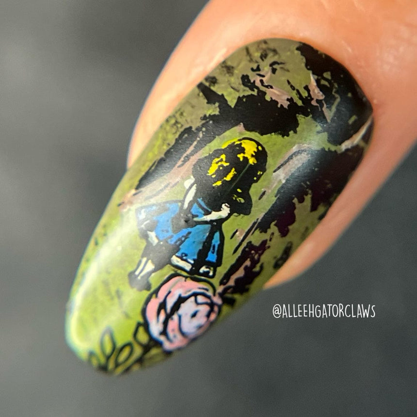 Adventures in Wonderland (M353) - Nail Stamping Plate