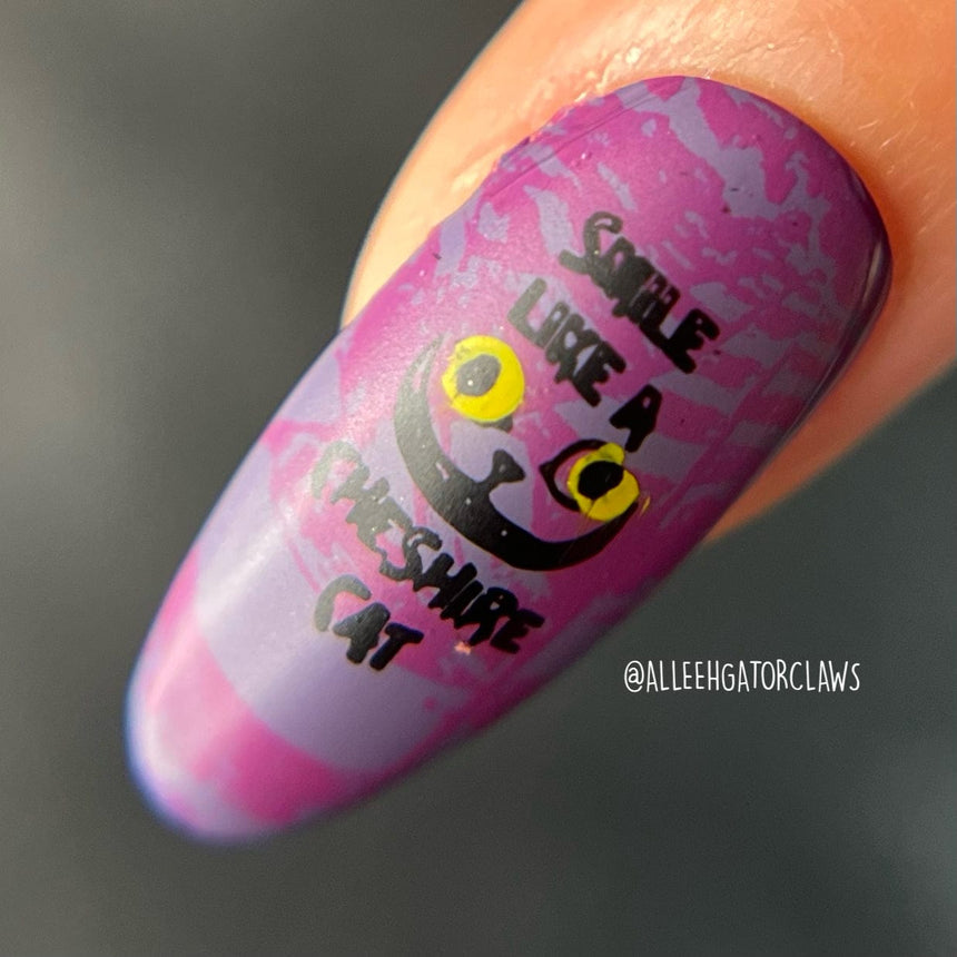 Adventures in Wonderland (M353) - Nail Stamping Plate