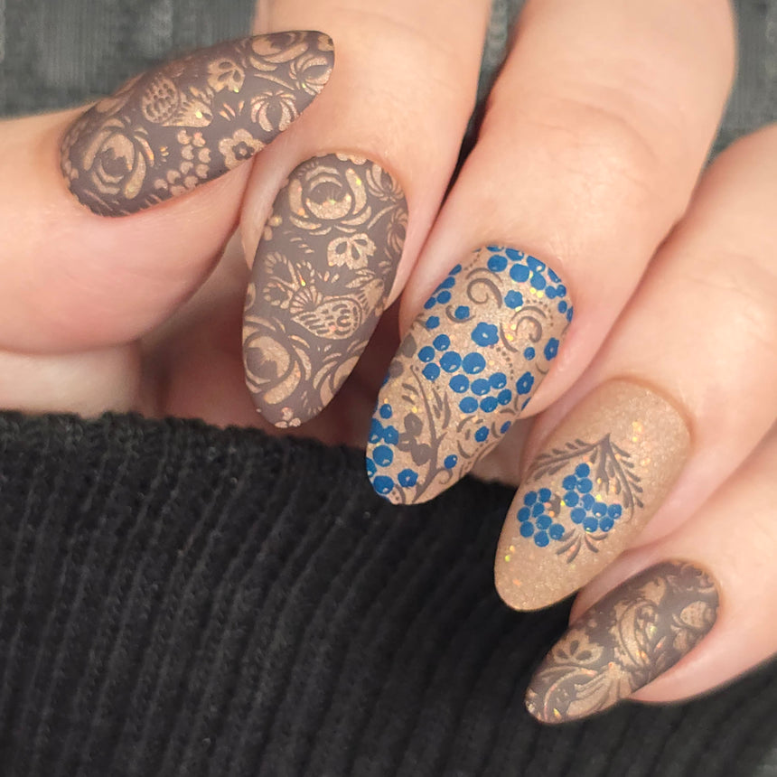 Afternoon Tea (M681) - Nail Stamping Plate