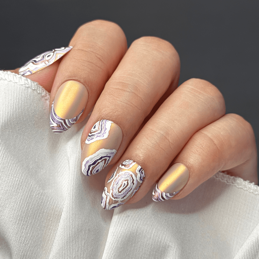 Agate (M548) - Nail Stamping Plate