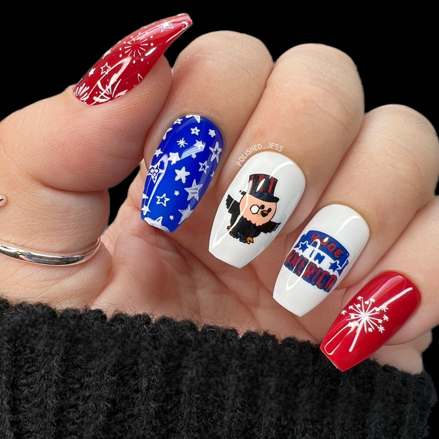 American Eagle (M371) - Nail Stamping Plate