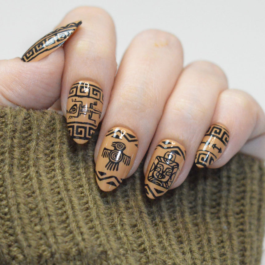 Ancient Geometry (M695) - Nail Stamping Plate