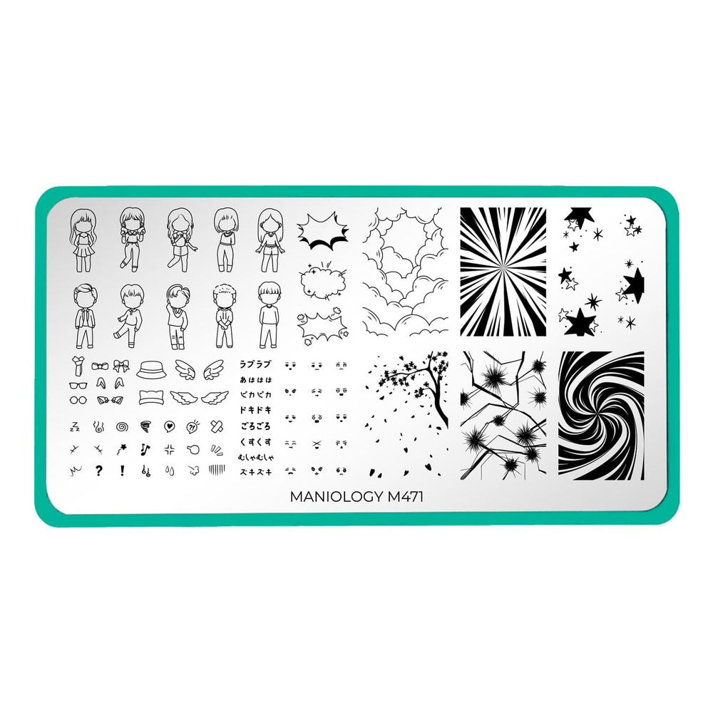 Anime (M471) - Nail Stamping Plate