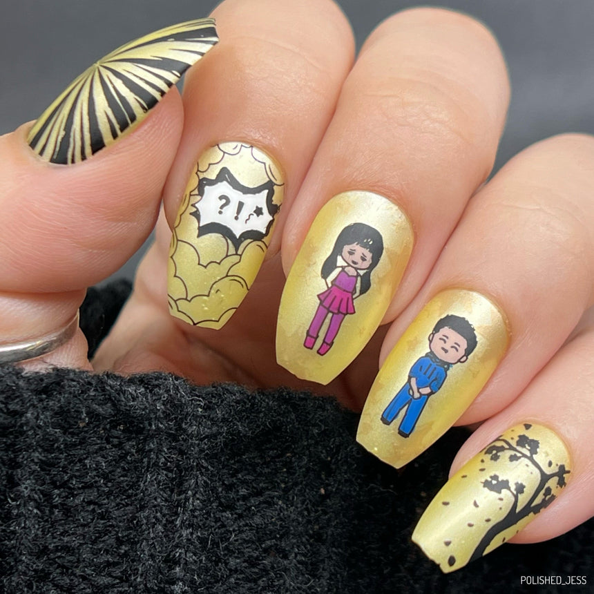 Anime (M471) - Nail Stamping Plate