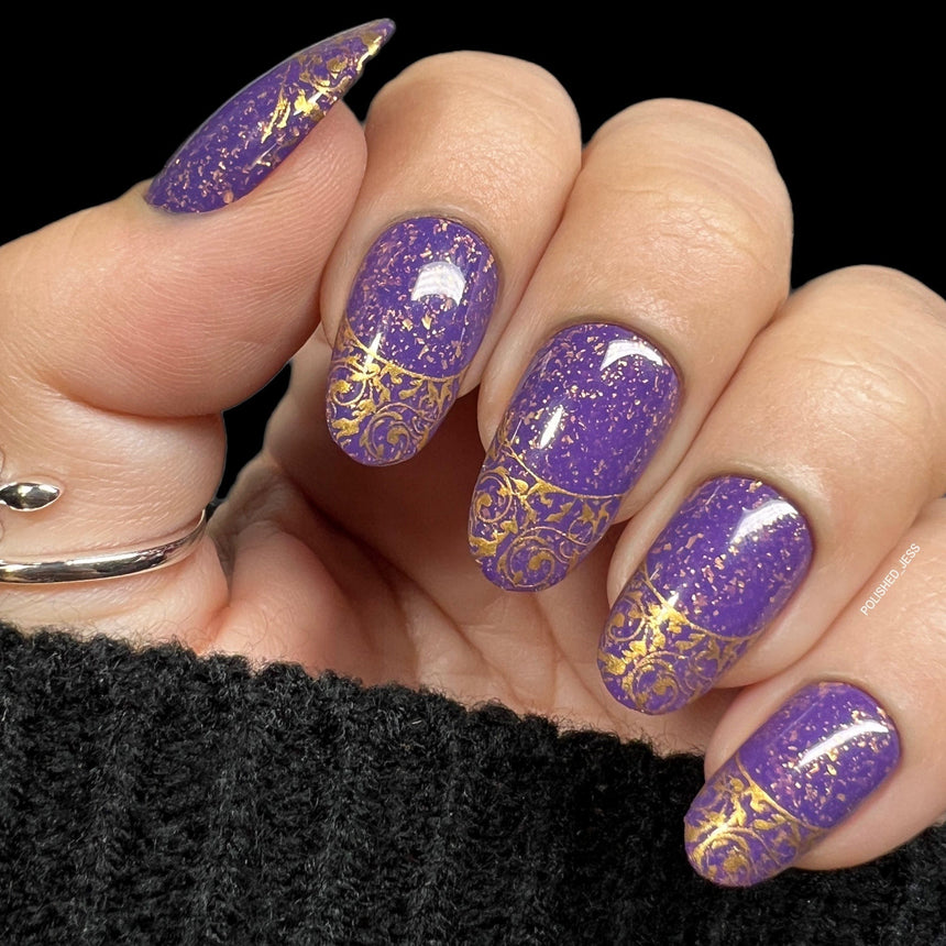 Antique Swirl French: Nail Stamping Starter Kit