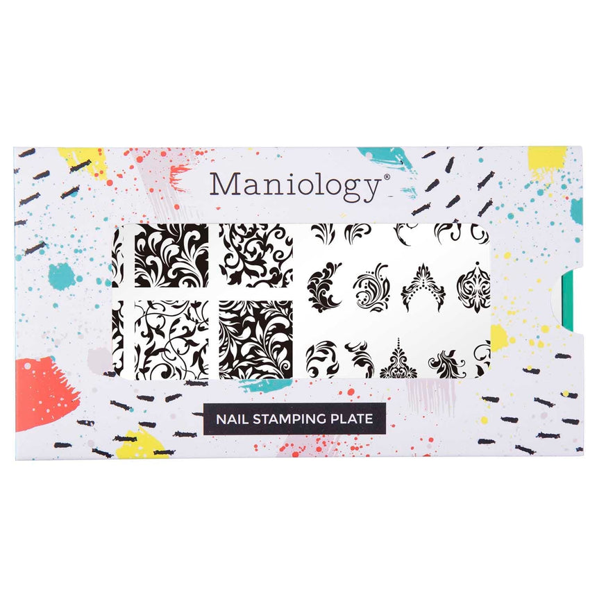 Antique Swirls (M396) - Nail Stamping Plate