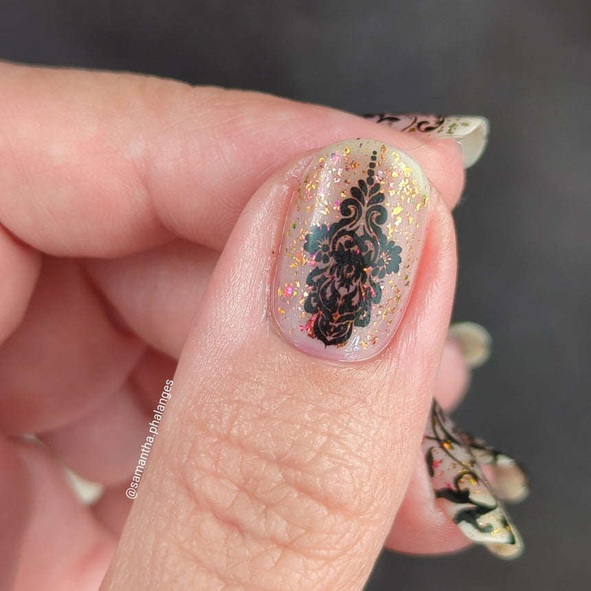 Antique Swirls (M396) - Nail Stamping Plate