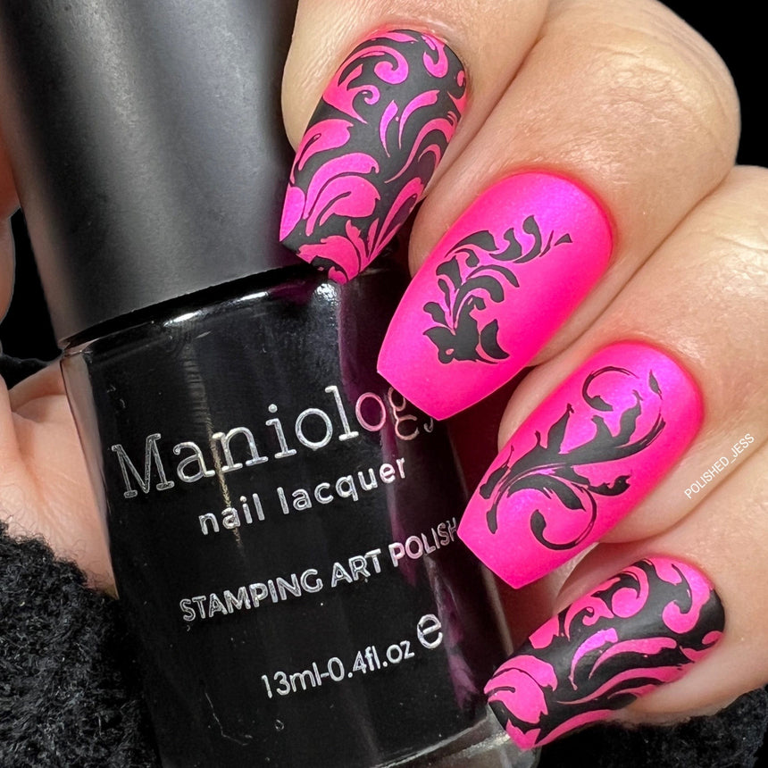 Antique Swirls (M396) - Nail Stamping Plate