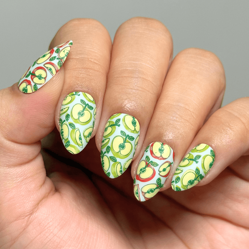 Apple Orchard (M641) - Nail Stamping Plate