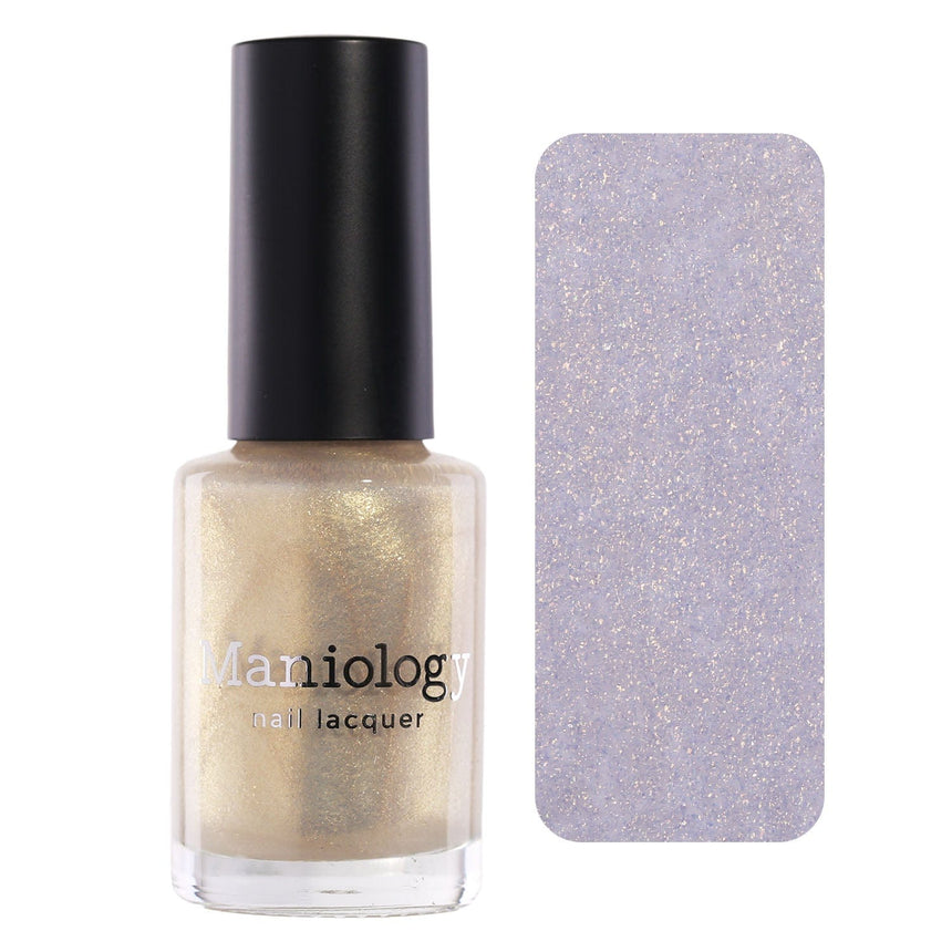 Arctic Dreams: Winter's Light (P171) - Gold Clear Iridescent Glitter Topper Nail Polish