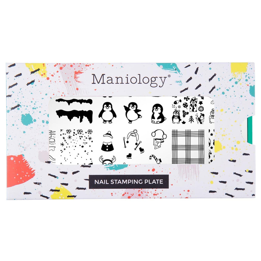 Arctic Penguins (M428) - Nail Stamping Plate