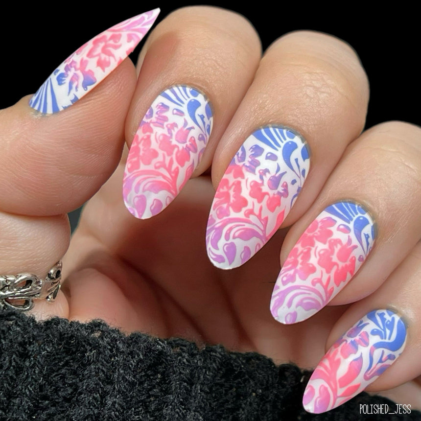 Art Nouveau (M473) - Nail Stamping Plate