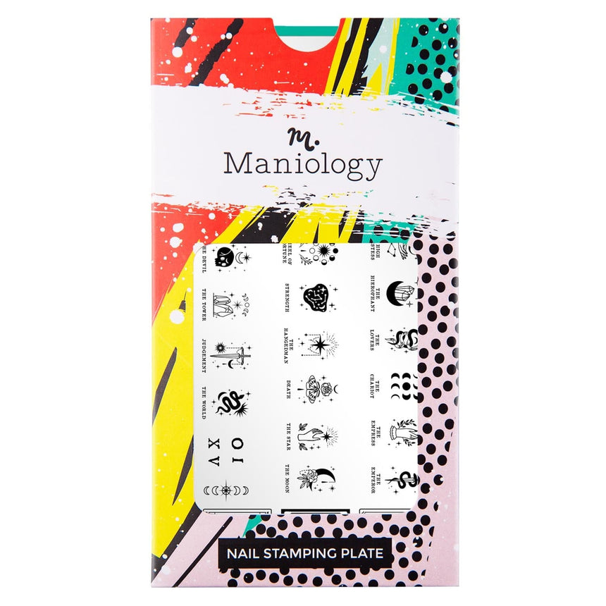 Artist Collaboration: Anesayart - Celestial Tarot (M366) - Nail Stamping Plate