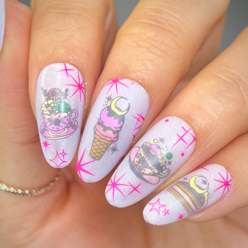 Artist Collaboration: Fauxja Cat (M489) - Nail Stamping Plate