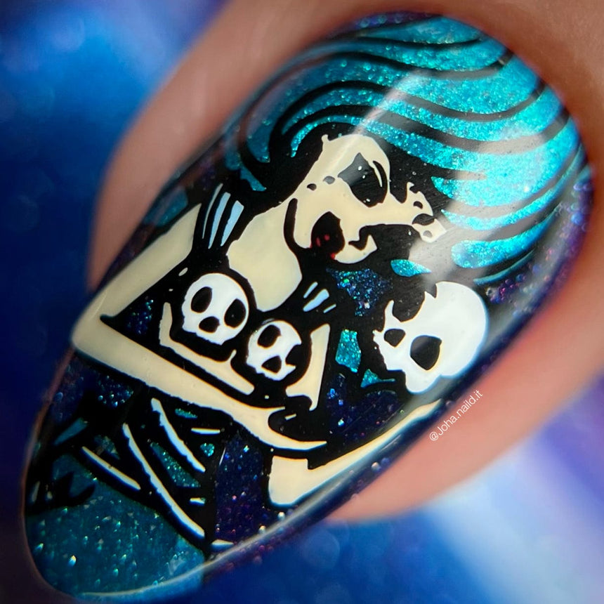 Artist Collaboration: themermaidpolish (M370) - Nail Stamping Plate