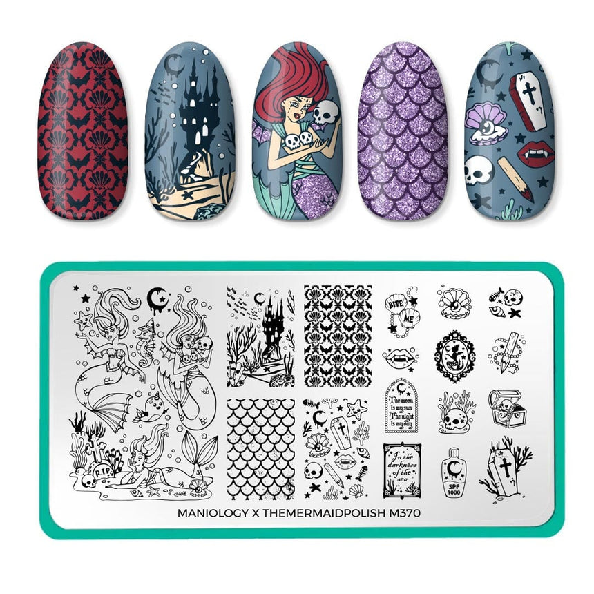 Artist Collaboration: themermaidpolish (M370) - Nail Stamping Plate