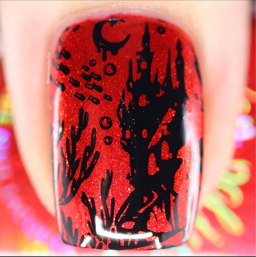 Artist Collaboration: themermaidpolish (M370) - Nail Stamping Plate