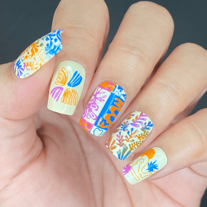 Arts: Henri Matisse (M435) - Nail Stamping Plate