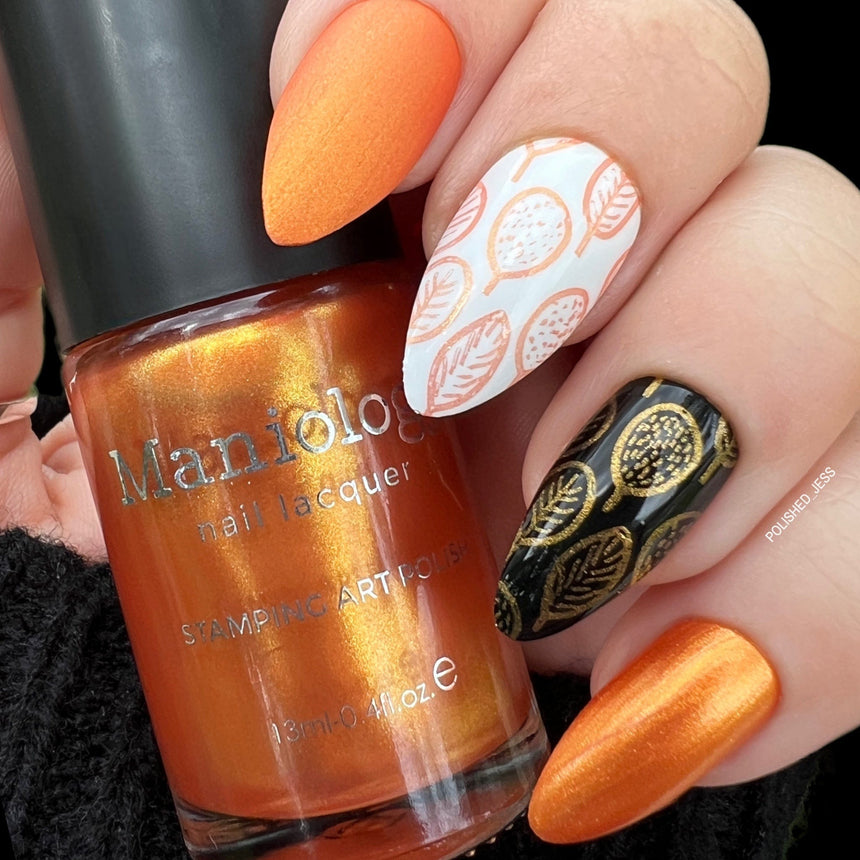 Autumn Bounty: 3-Piece Metallic Stamping Polish Set