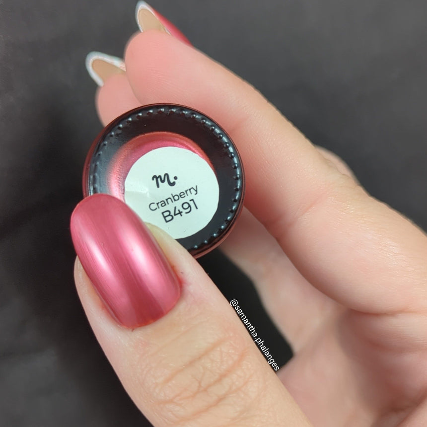 Autumn Bounty: Cranberry (B491) - Red Metallic Stamping Polish