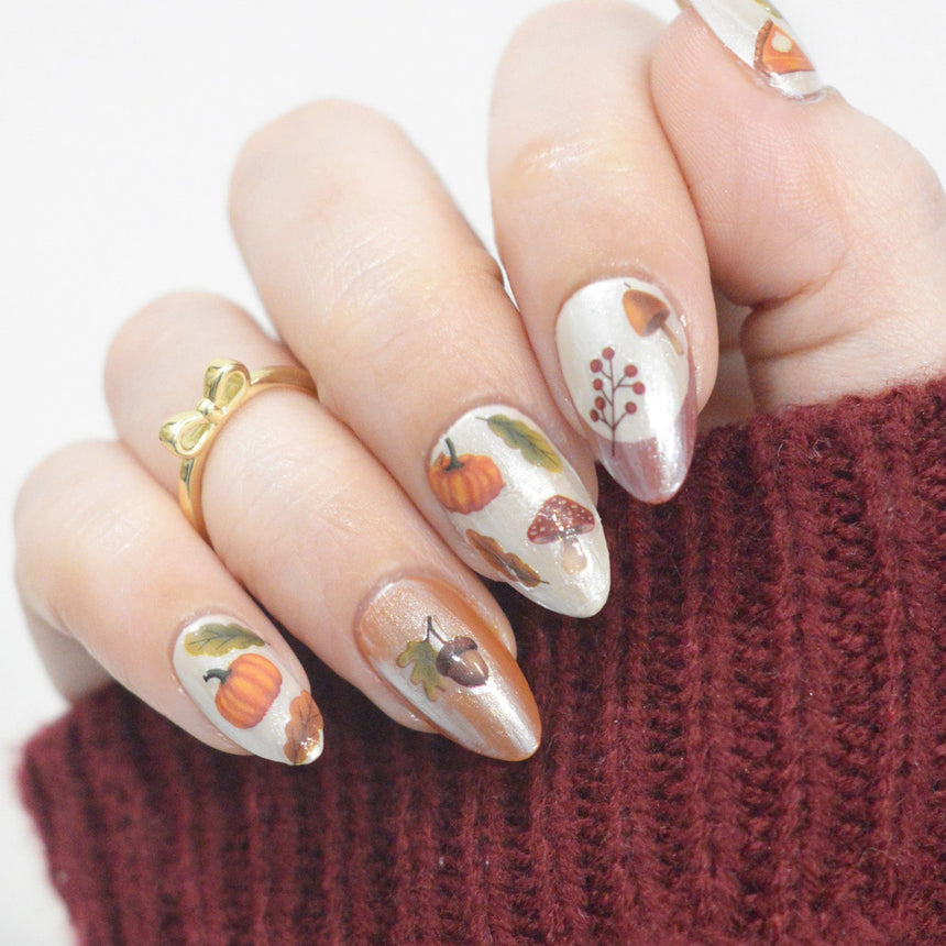 Autumn Cozy (MS-114) - Nail Art Sticker