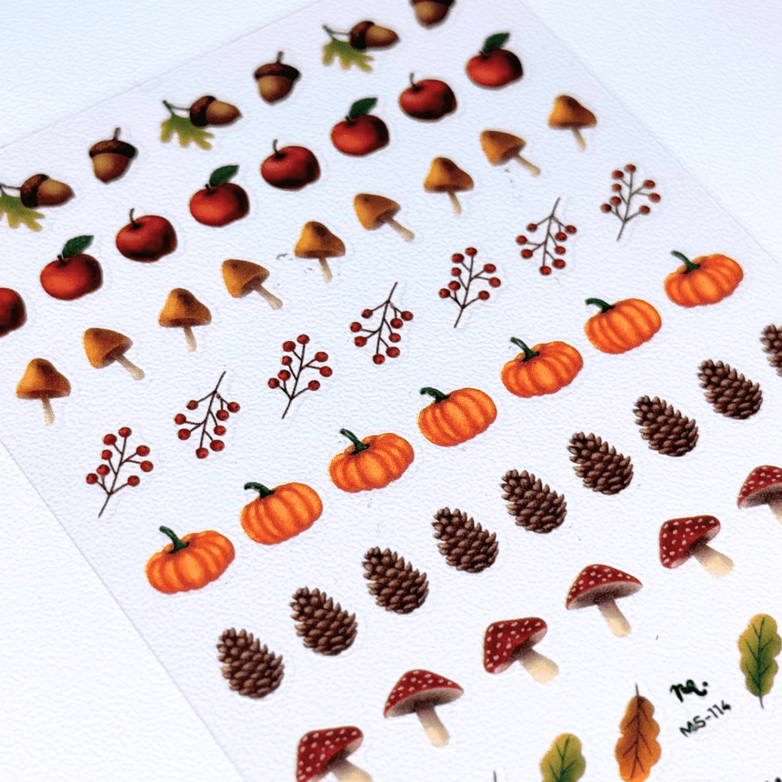 Autumn Cozy (MS-114) - Nail Art Sticker