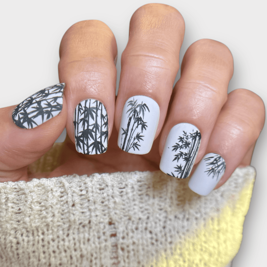 Bamboo Forests (M668) - Nail Stamping Plate