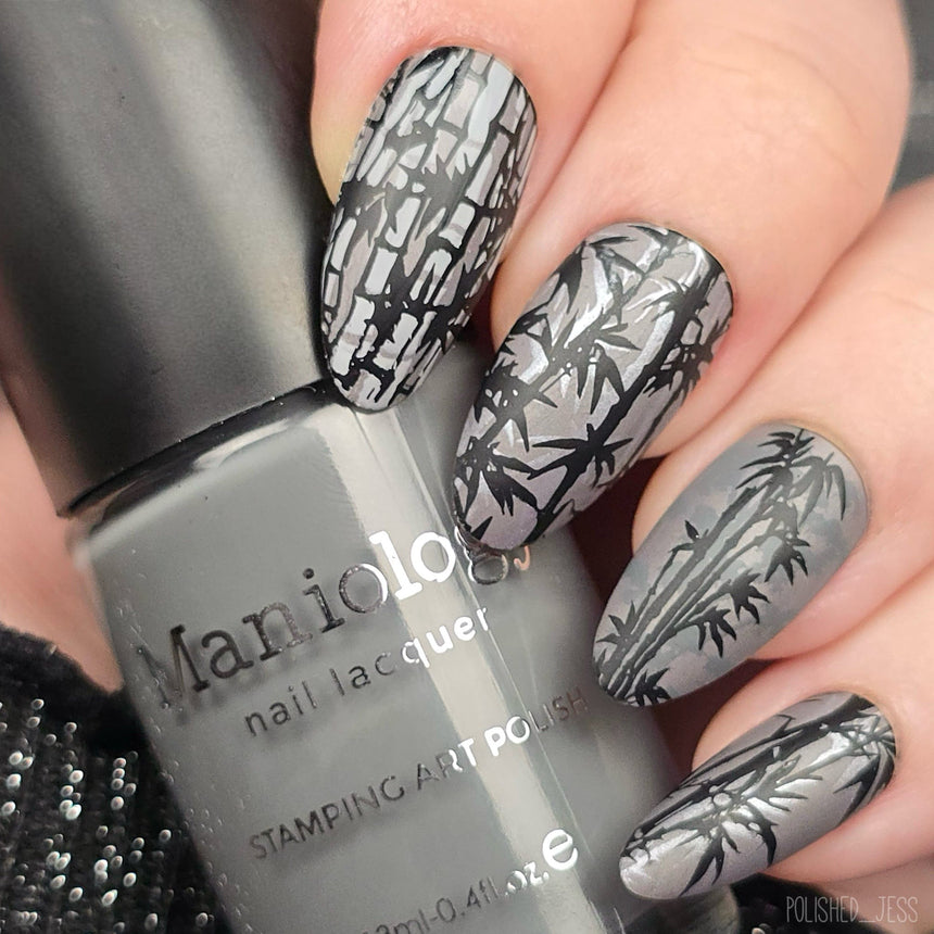 Bamboo Forests (M668) - Nail Stamping Plate