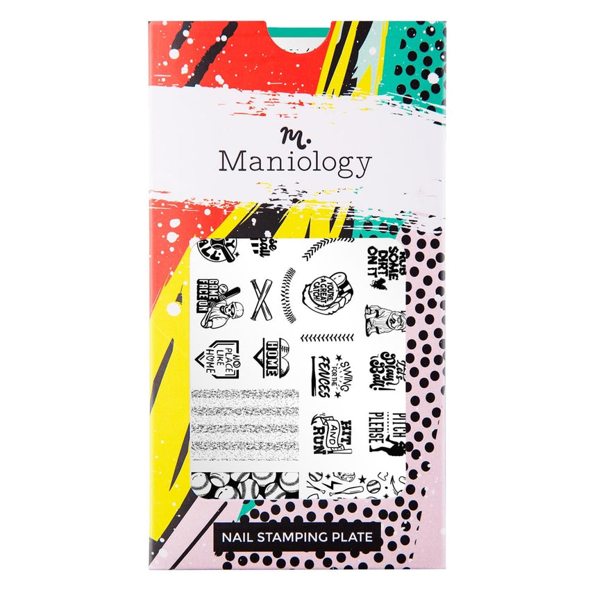Game On: Batter Up (M376) - Nail Stamping Plate