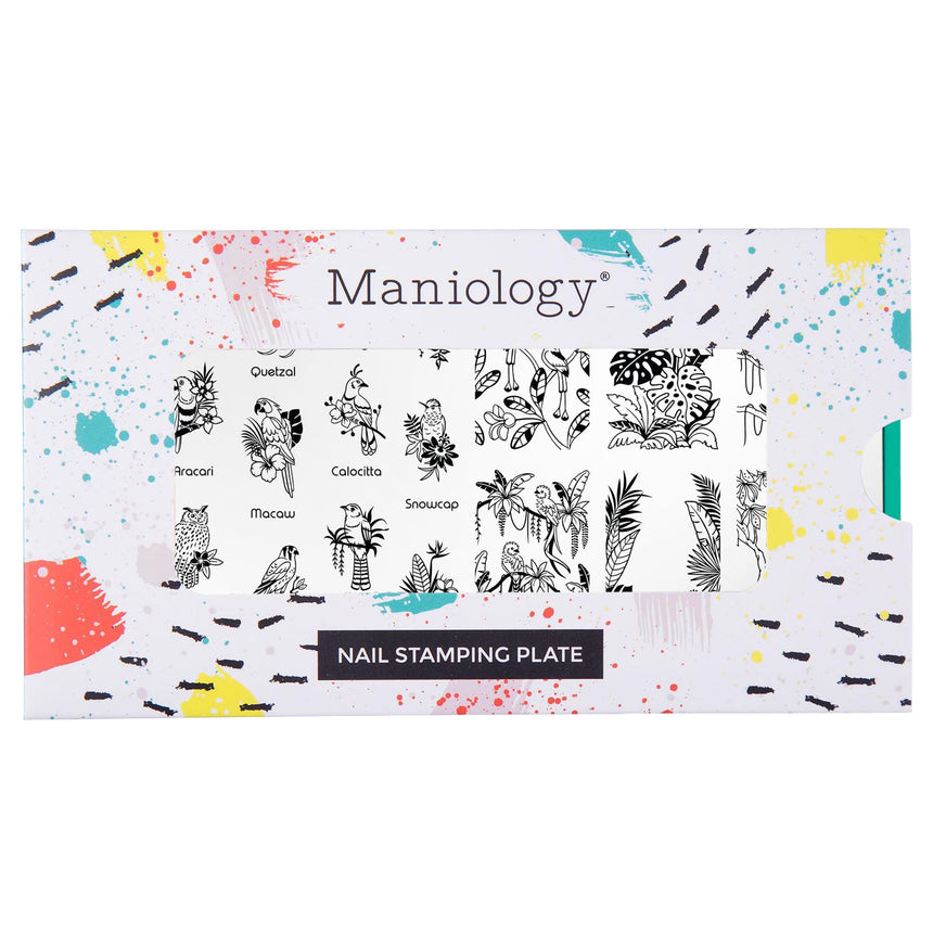 Birds of Paradise (M711) - Nail Stamping Plate