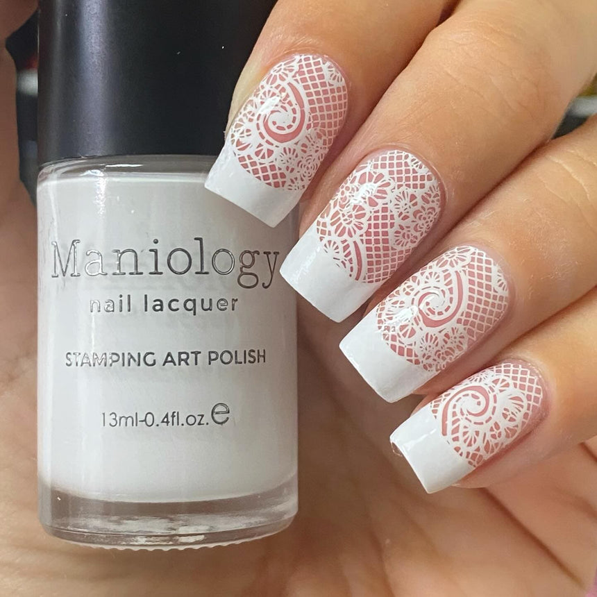 Black & White Duo - Bam! White + Straight Up Black 2pc Nail Stamping Polish Set