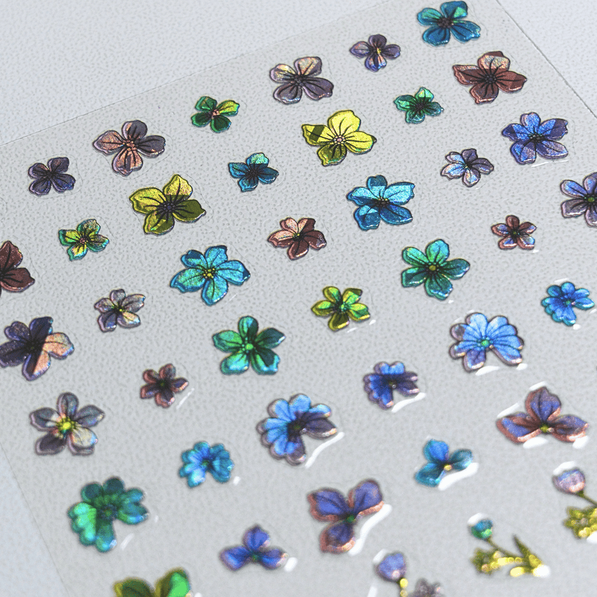Blooming Joy (MS-128) - Nail Art Sticker