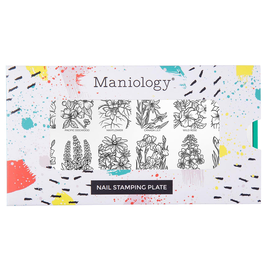 Bloomscape (M744) - Nail Stamping Plate