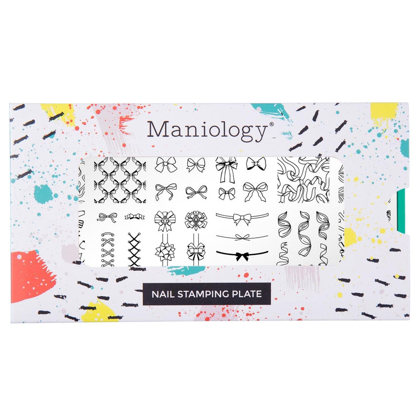 Bows & Ribbons (M453) - Nail Stamping Plate