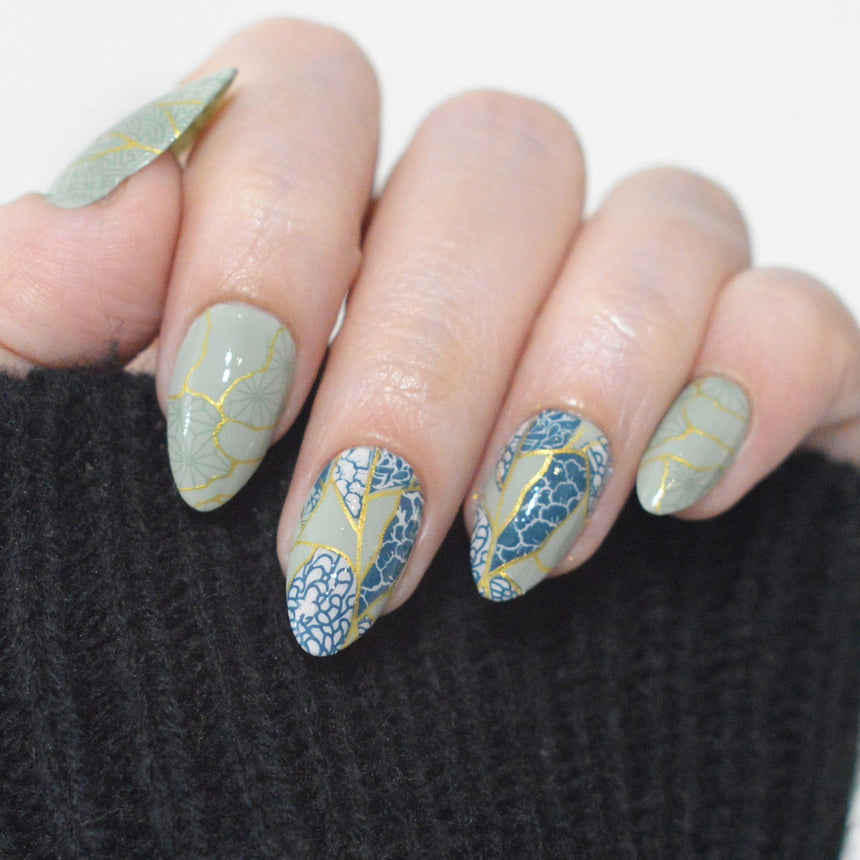 Broken and Beautiful (M679) - Nail Stamping Plate