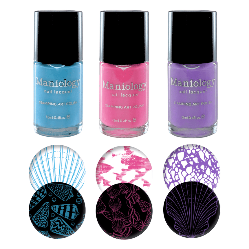 Bubblegum Pop: 3-Piece Cream Stamping Polish Set