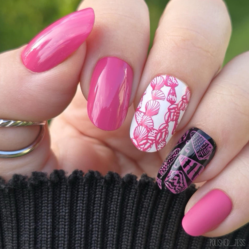 Bubblegum Pop: Sugar Rush (B556) - Muted Bubblegum Pink Cream Stamping Polish