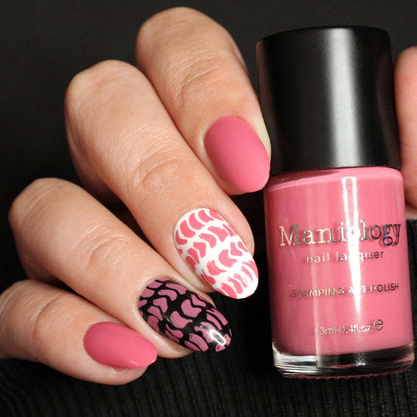 Bubblegum Pop: Sugar Rush (B556) - Muted Bubblegum Pink Cream Stamping Polish