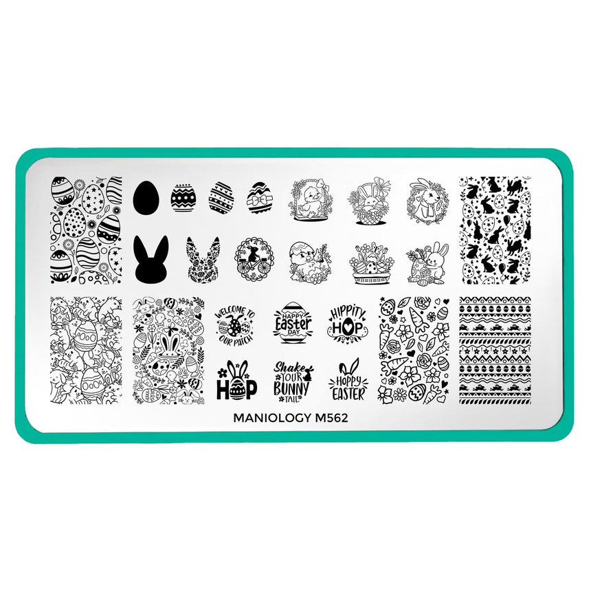 Bunny Bliss (M562) - Nail Stamping Plate