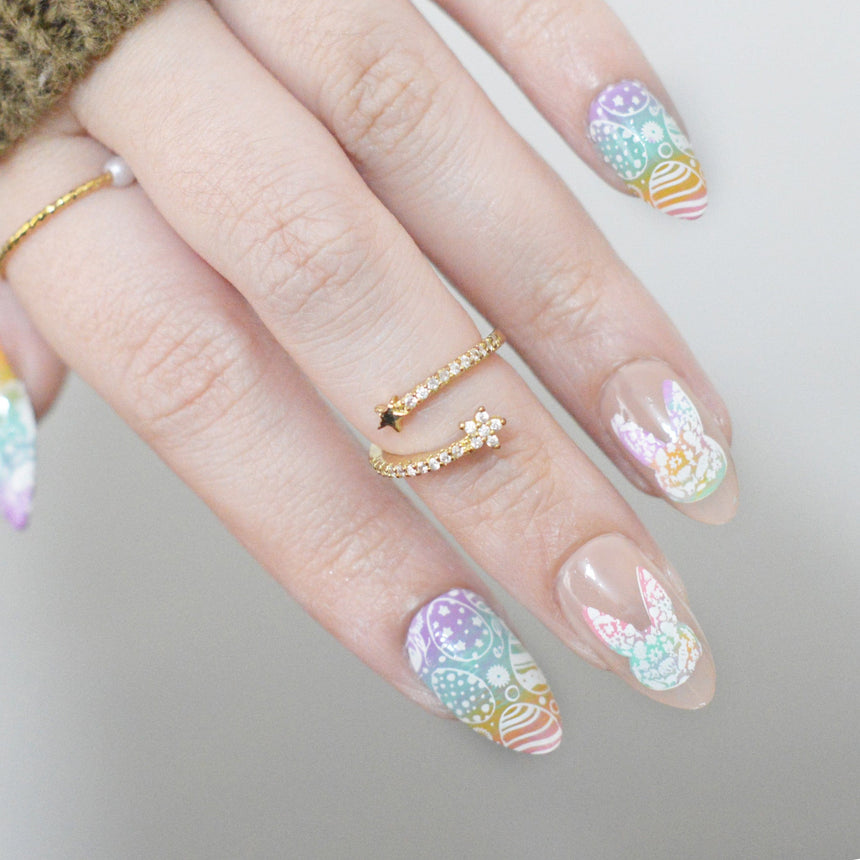 Bunny Bliss (M562) - Nail Stamping Plate